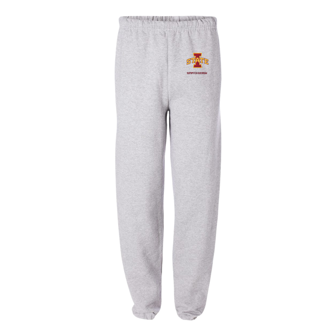 Iowa State University Tennis (W) Light Gray Sweatpants - Anna Supapitch Kuearum