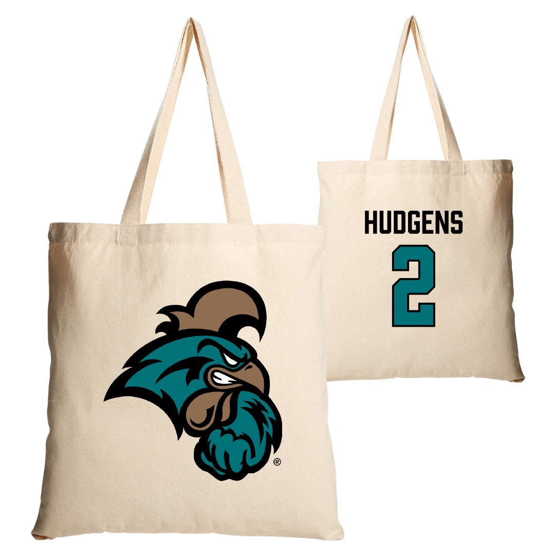 Coastal Carolina University Softball Tan Canvas Tote Bag - #2 Clara Hudgens
