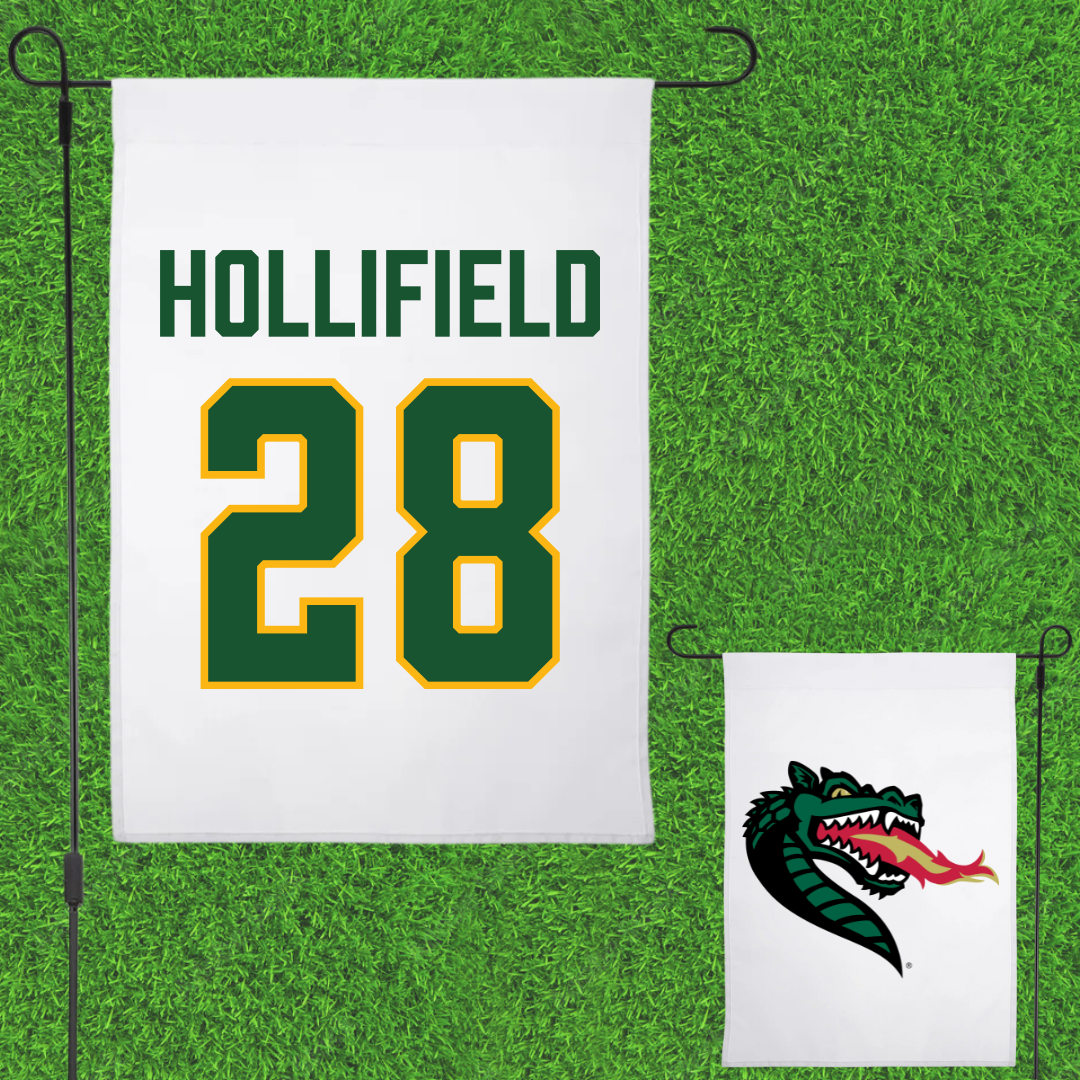 University of Alabama at Birmingham Baseball White Garden Flag - #28 Nicholas Hollifield