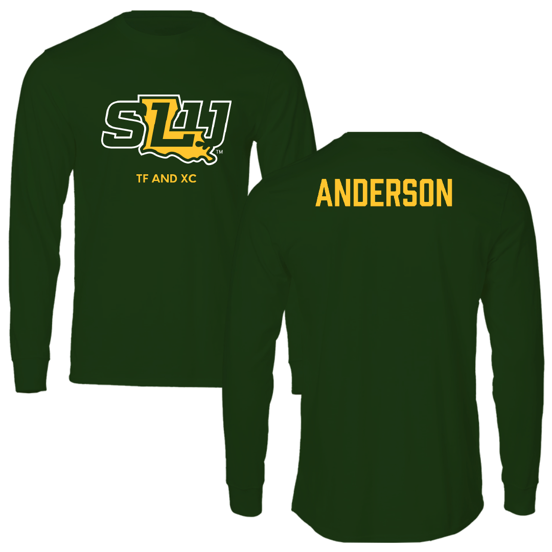 Southeastern Louisiana University TF and XC Forest Green Long Sleeve - Kaylie Anderson