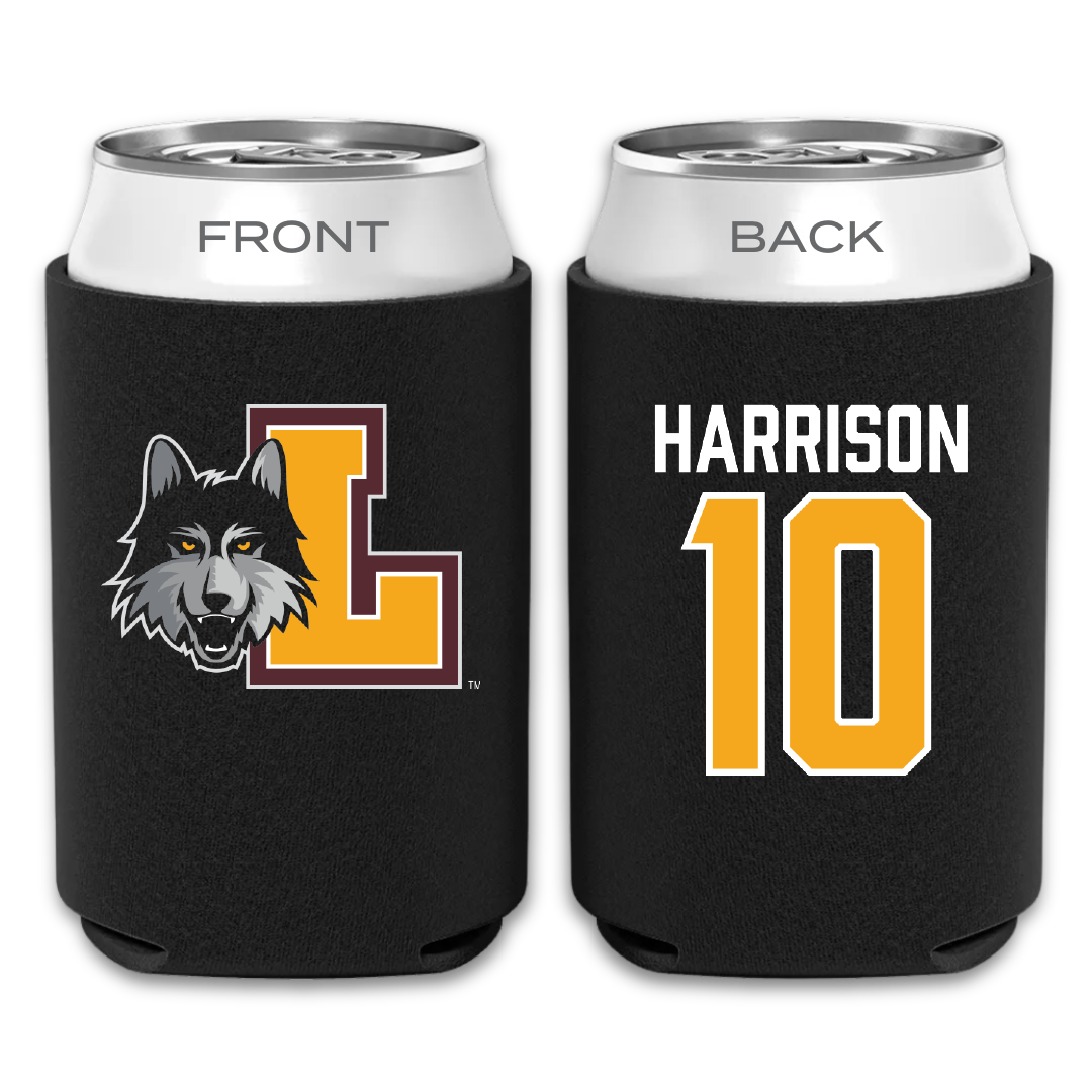 Loyola University-Chicago Soccer Black Can Cooler - #10 Taylor Harrison