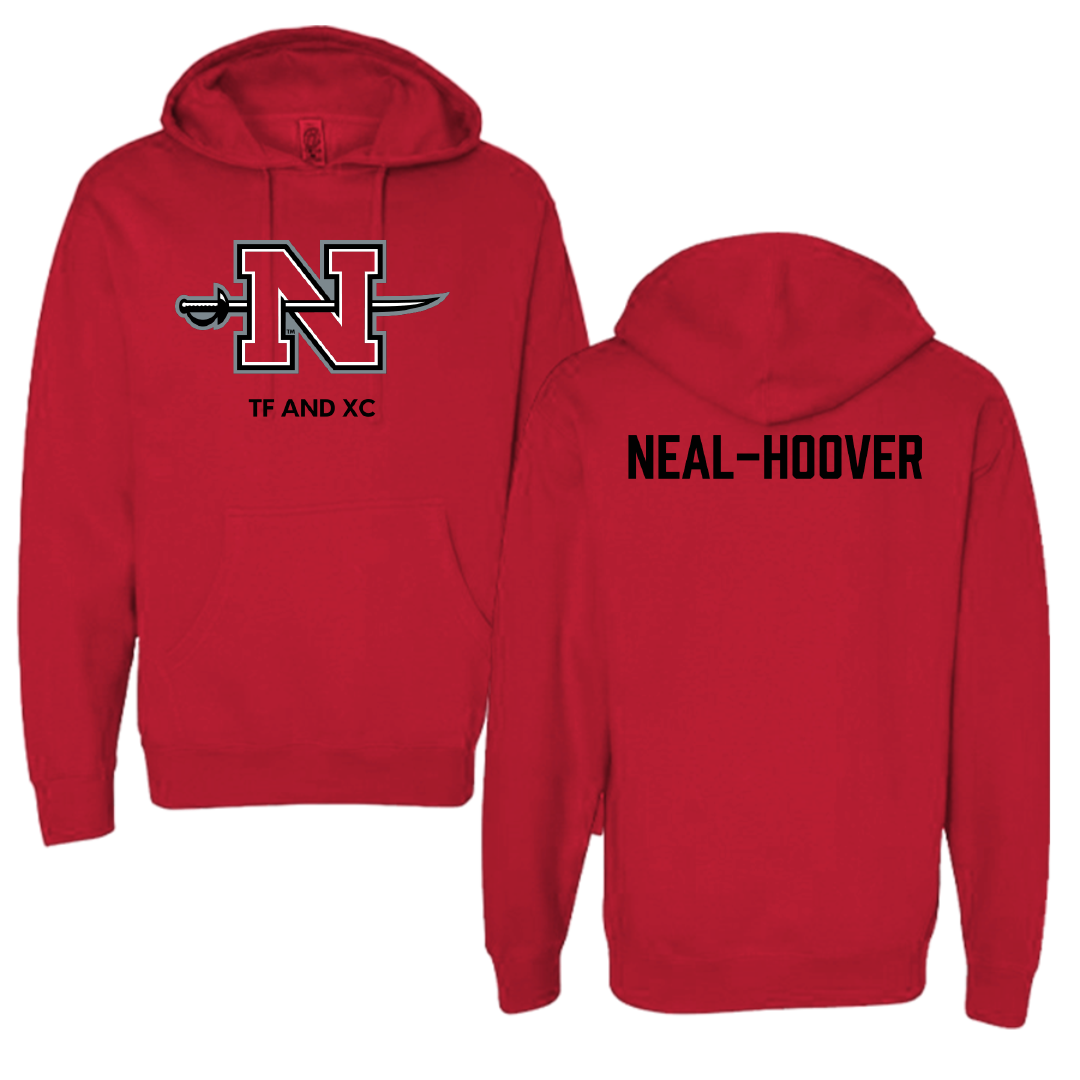 Nicholls State University TF and XC Red Hoodie - Cherie Neal-Hoover