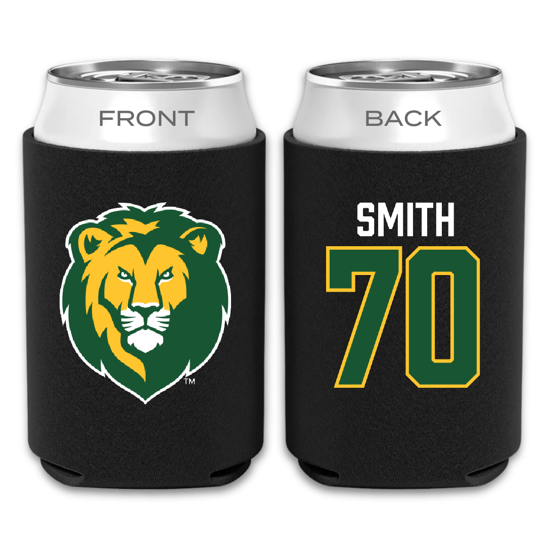 Southeastern Louisiana University Football Black Can Cooler - #70 Nicholas Smith