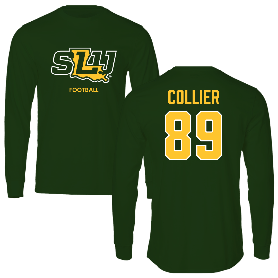 Southeastern Louisiana University Football Forest Green Long Sleeve - #89 Cade Collier