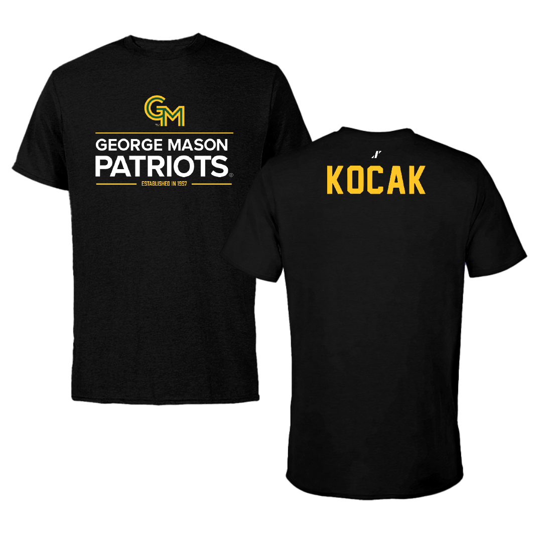 George Mason University Wrestling Black General Performance Tee - Tyler Kocak