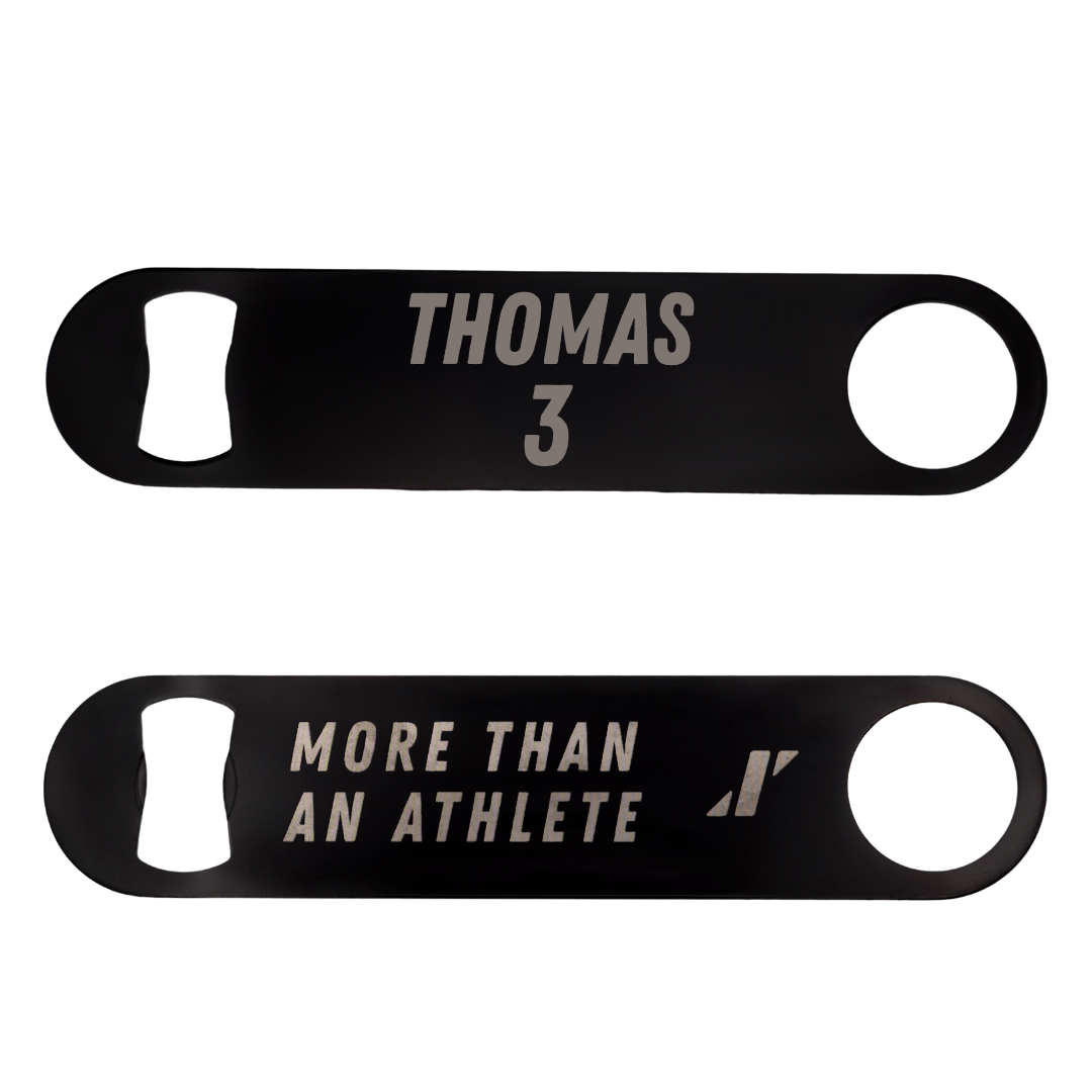 University of South Florida Volleyball Black Bottle Opener - #3 Miya Thomas