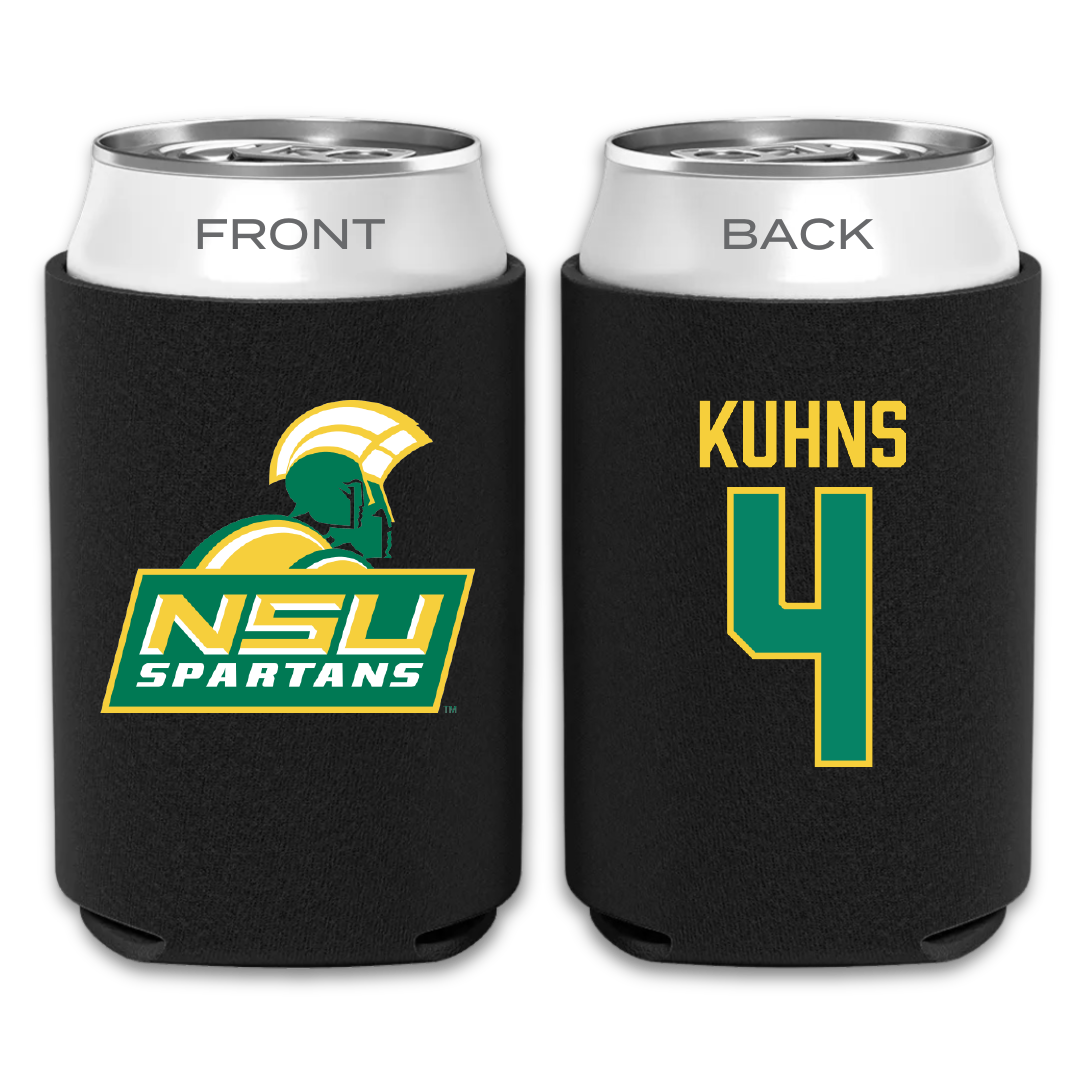 Norfolk State University Football Black Can Cooler - #4 Otto Kuhns