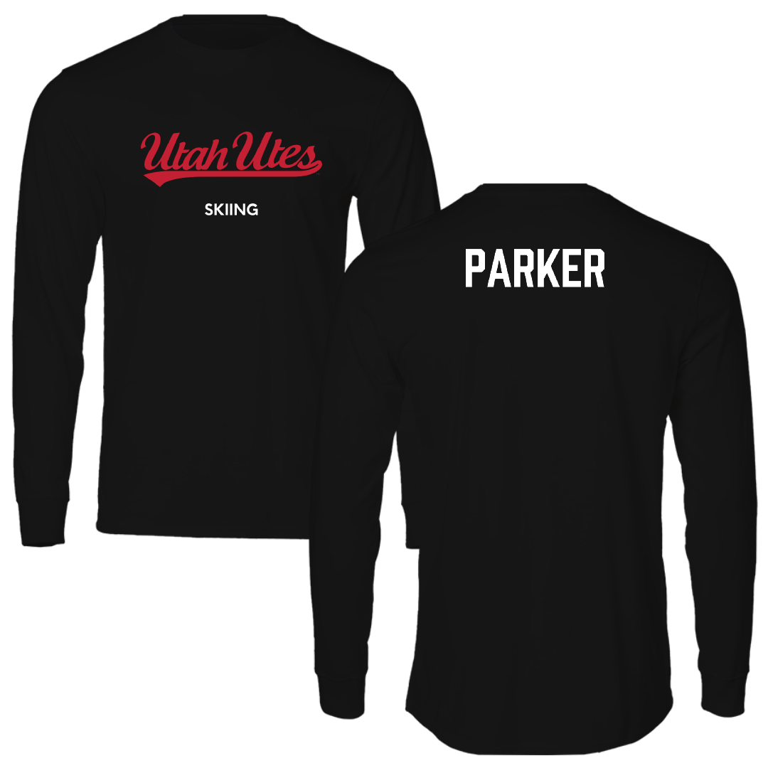 University of Utah Skiing Black Utes Long Sleeve - Katie Parker