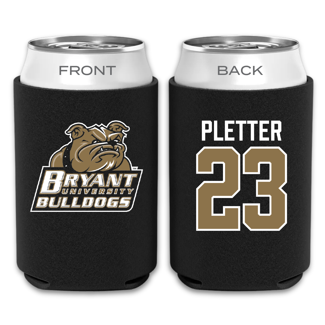 Bryant University Baseball Black Can Cooler - #23 Jack Pletter