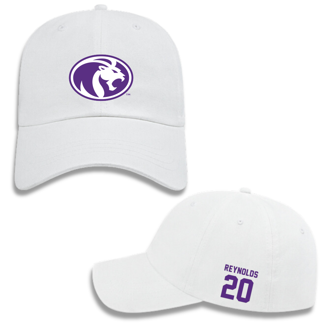 University of North Alabama Soccer (W) White Hat - #20 Maddie Reynolds