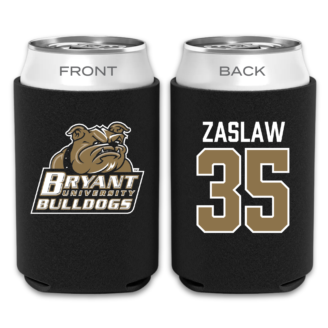 Bryant University Baseball Black Can Cooler - #35 Sean Zaslaw
