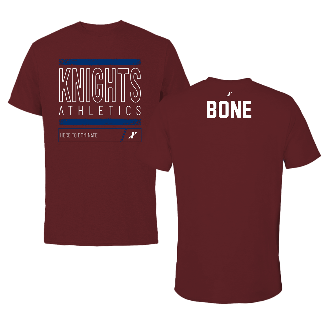 Fairleigh Dickinson University-Metropolitan Campus Fencing Maroon Dominate Performance Tee - Emily Bone