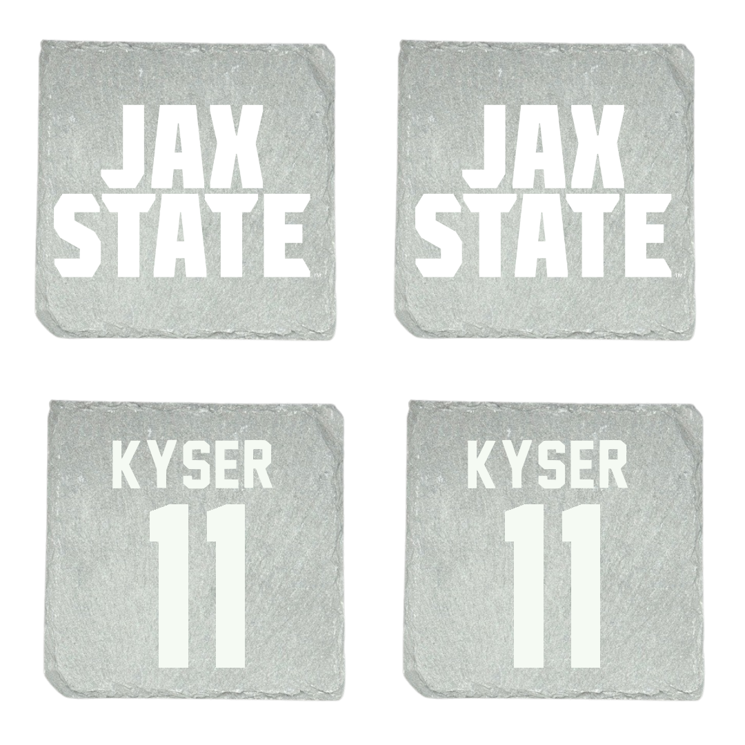 Jacksonville State University Softball Stone Coaster (4 Pack)  - #11 Makalyn Kyser
