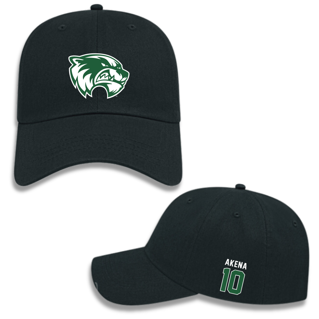 Utah Valley University Basketball (M) Black Hat - #10 Simon Akena