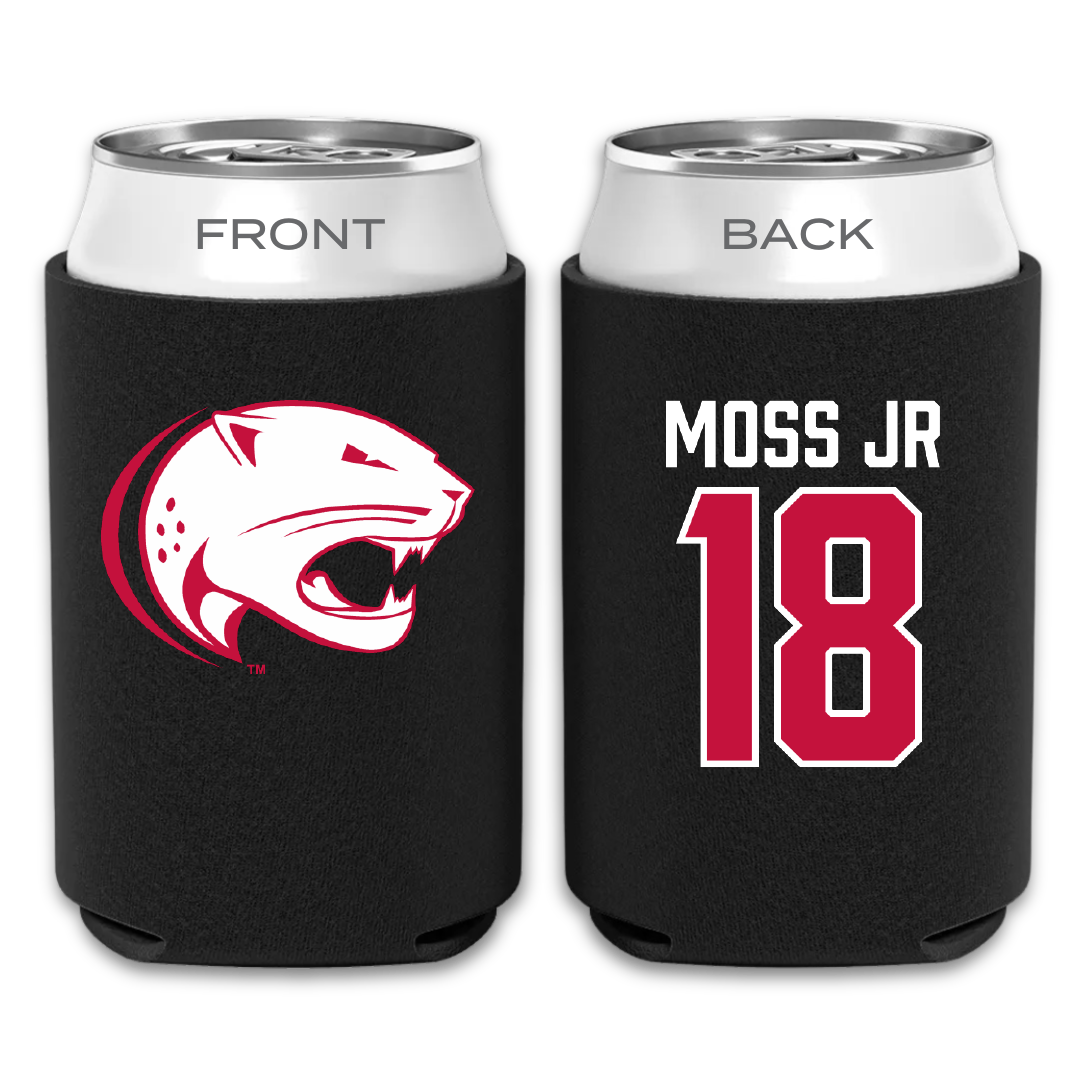 University of South Alabama Football Black Can Cooler - #18 RJ Moss Jr