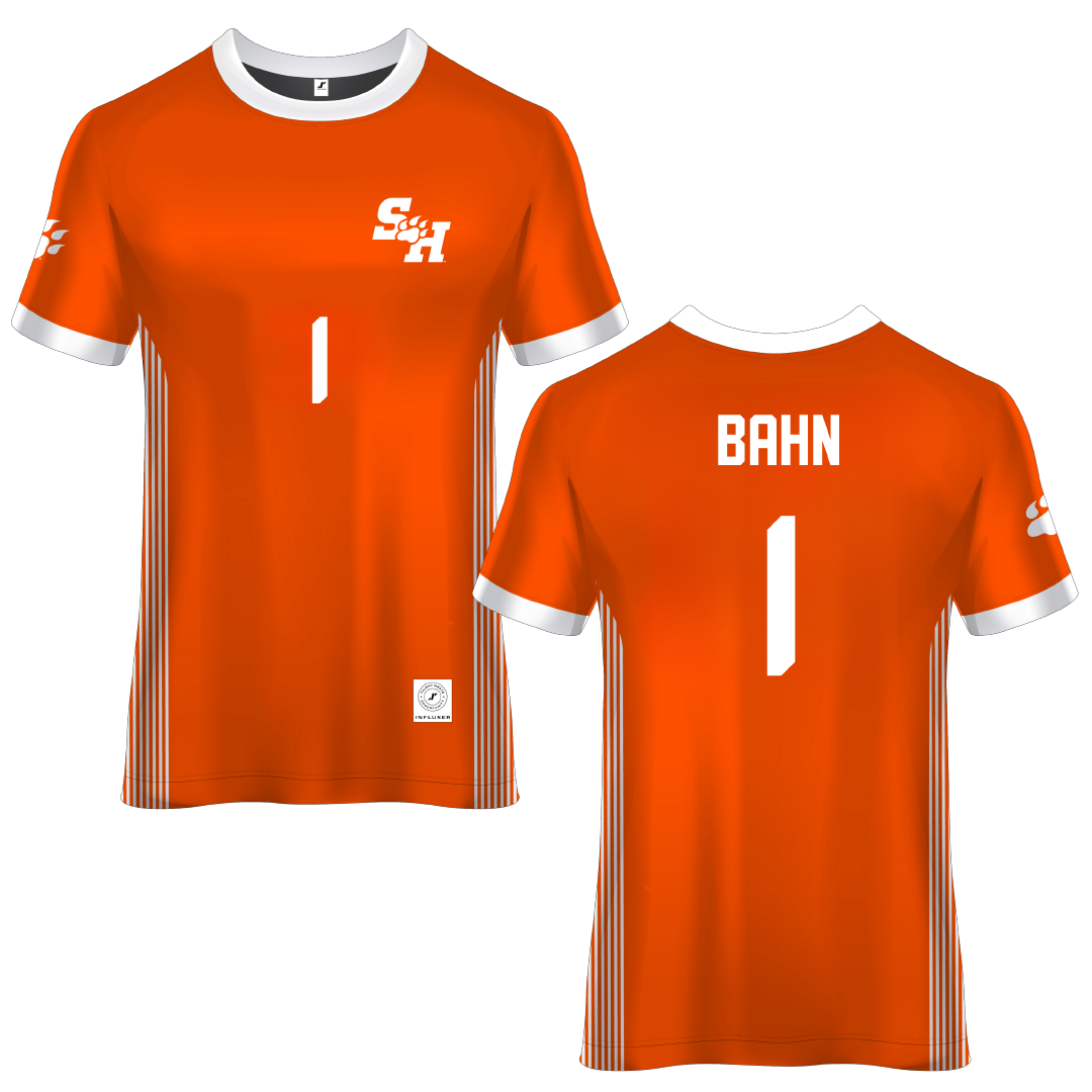 Sam Houston State University Orange Soccer Jersey - #1 Katie Bahn