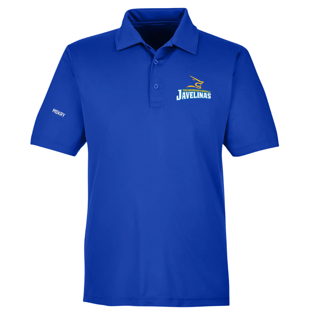 Texas A&M University-Kingsville Golf (W) Blue Polo - Cesilee Mokry
