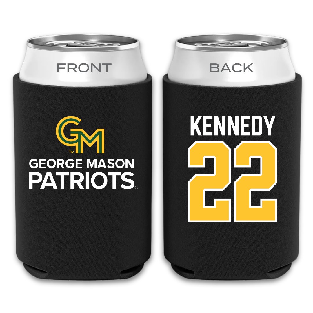 George Mason University Volleyball Black Can Cooler - #22 Olyvia Kennedy