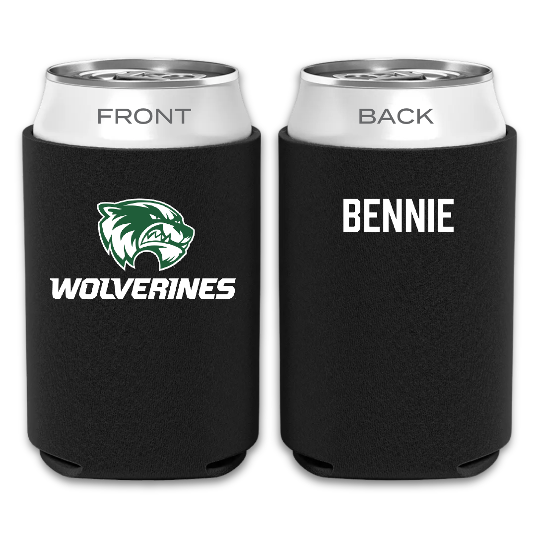Utah Valley University Wrestling Black Can Cooler - Kael Bennie