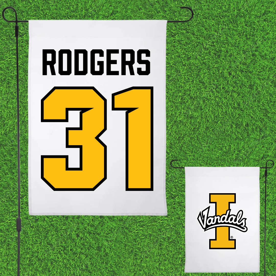 University of Idaho Soccer White Garden Flag - #31 Sara Rodgers