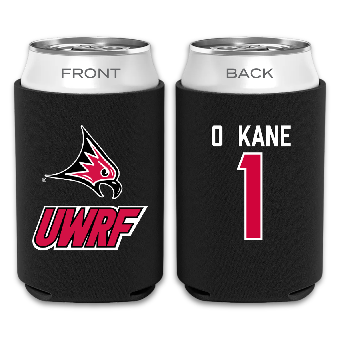 University of Wisconsin-River Falls Ice Hockey Black Can Cooler - #1 Jordan O'Kane