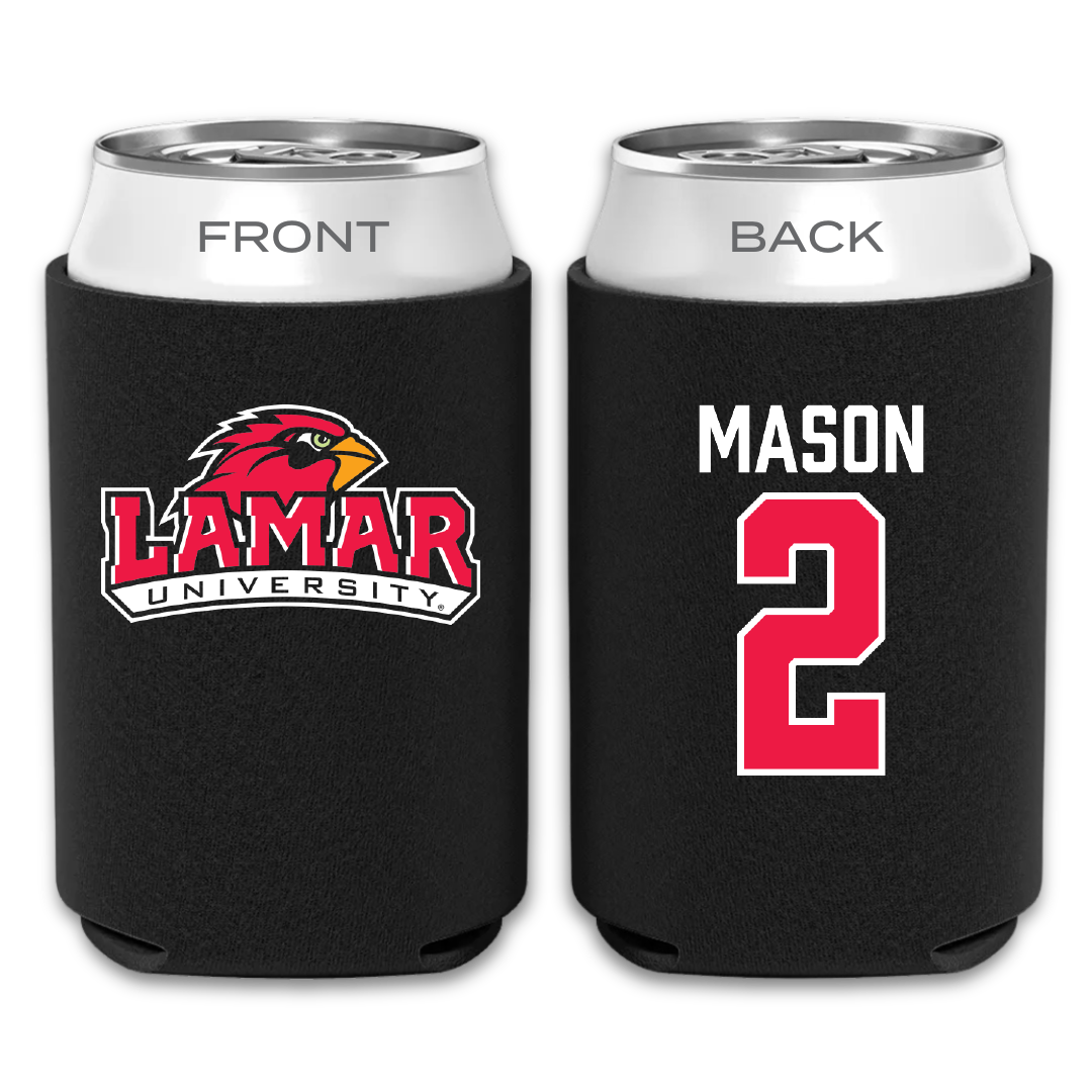 Lamar University Basketball Black Can Cooler - #2 Victoria Mason
