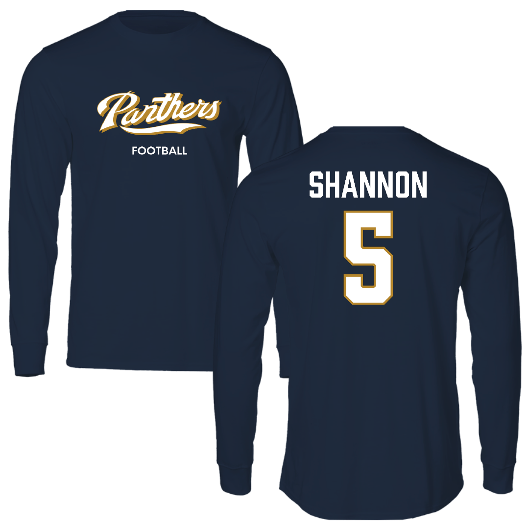 Florida International University Football Navy Long Sleeve - #5 Steven Shannon