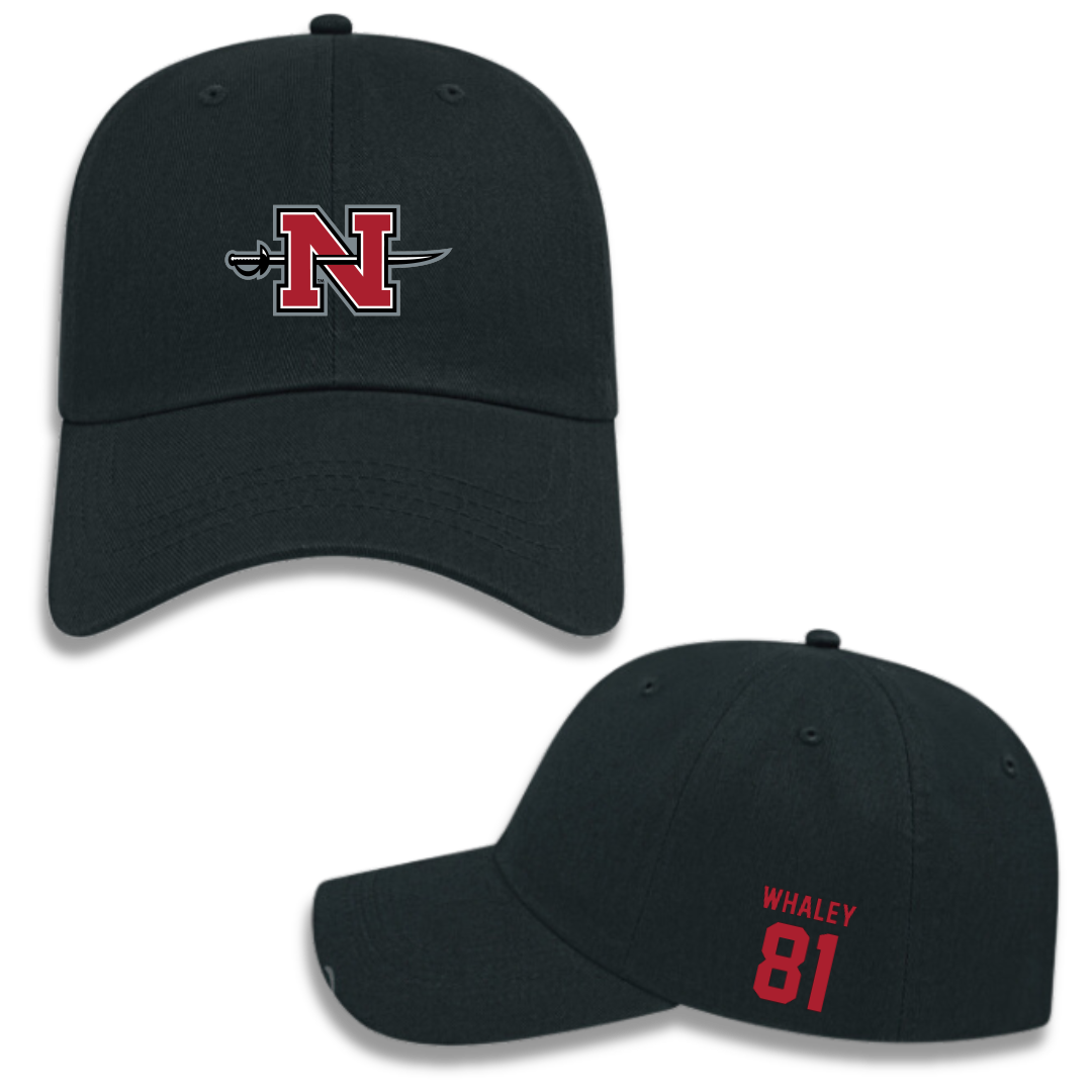 Nicholls State University Football Black Hat - #81 Treylin Whaley