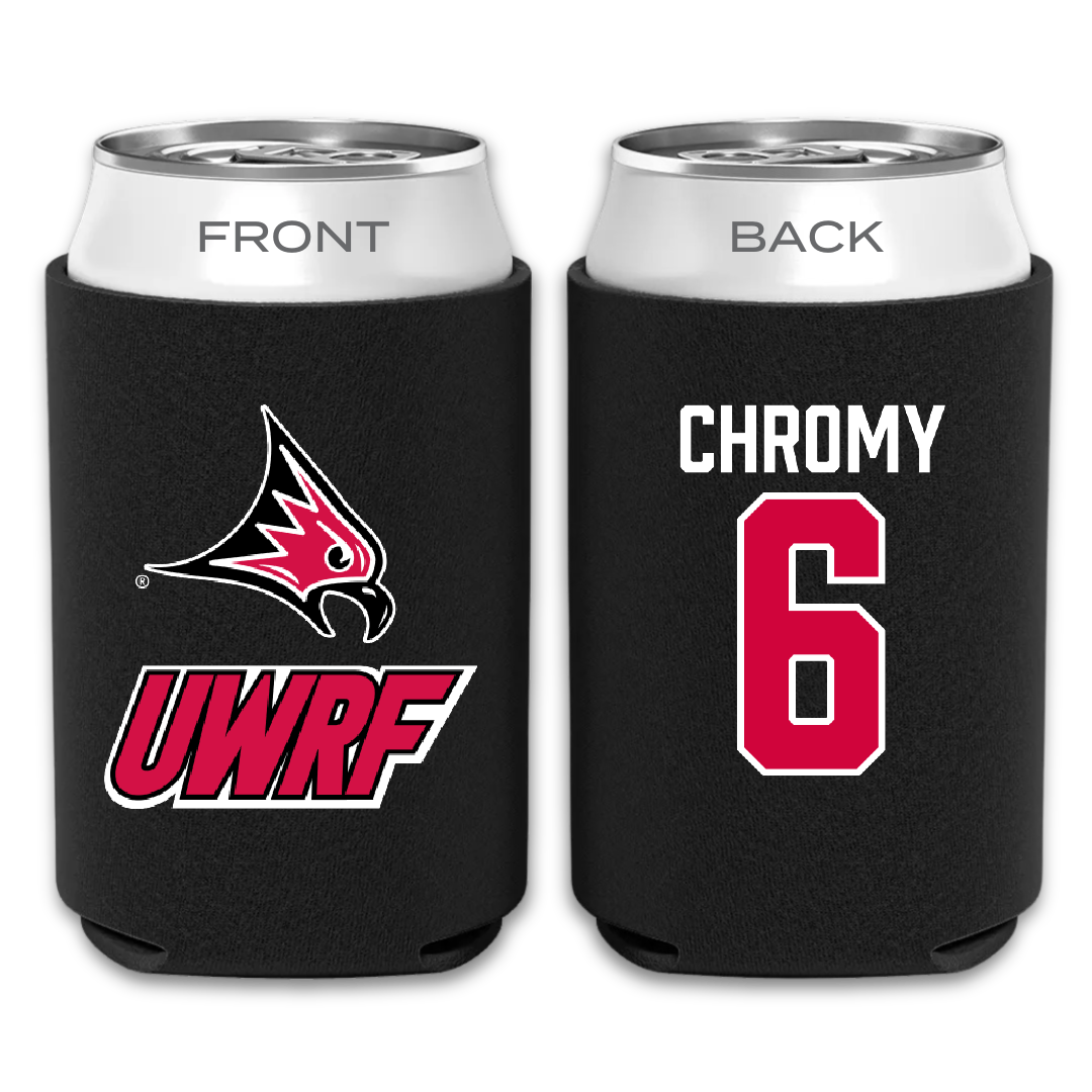 University of Wisconsin-River Falls Football Black Can Cooler - #6 Ethan Chromy