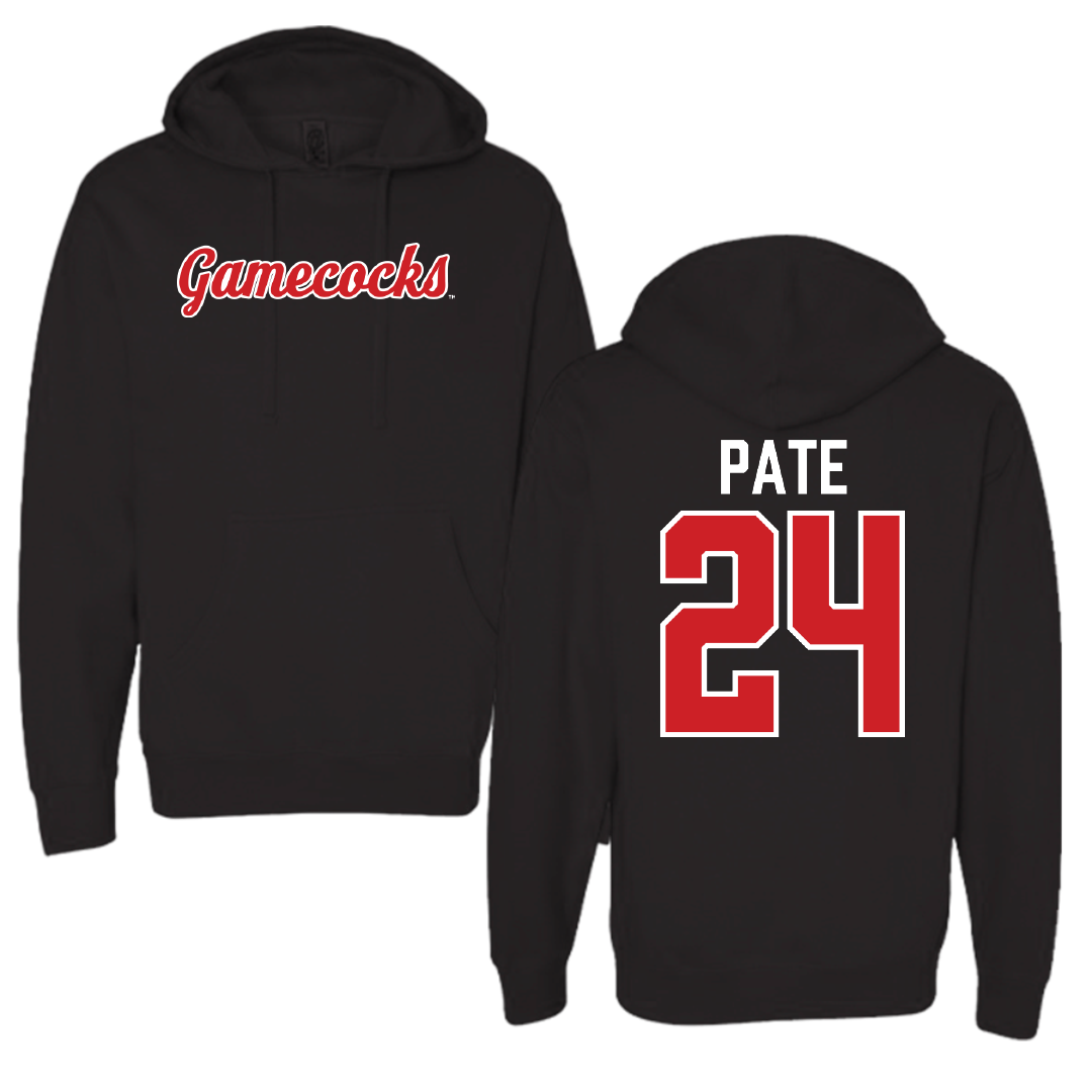Jacksonville State University Softball Black Hoodie - #24 Ella Pate