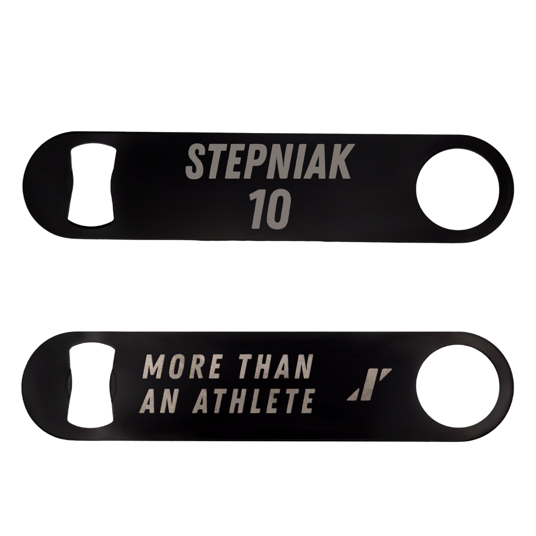 Northwestern State University Soccer Black Bottle Opener - #10 Laura Stepniak