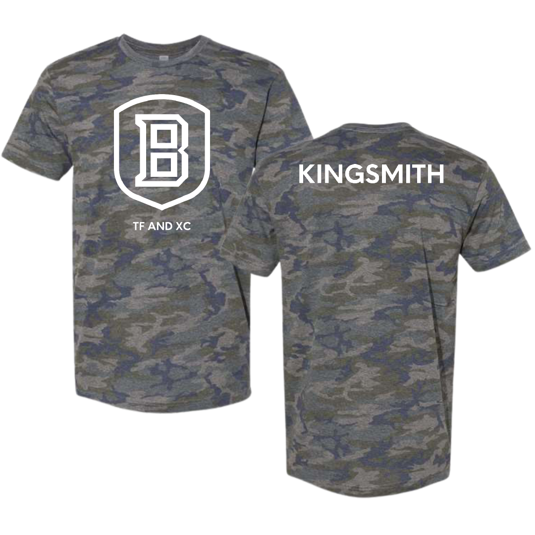 Bradley University TF and XC Vintage Camo Tee - Kaden Kingsmith