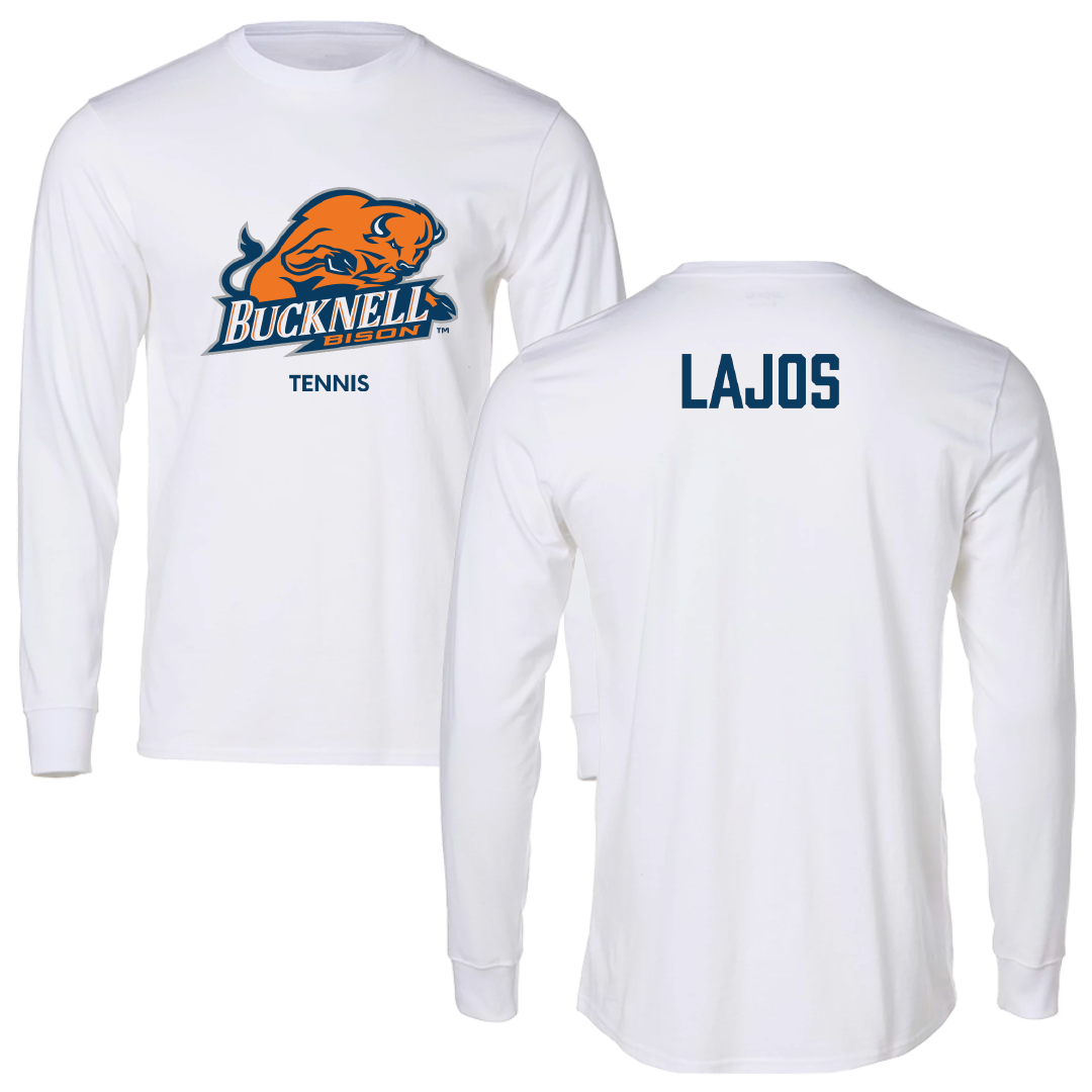 Bucknell University Tennis (W) White Performance Long Sleeve - Anna Lajos