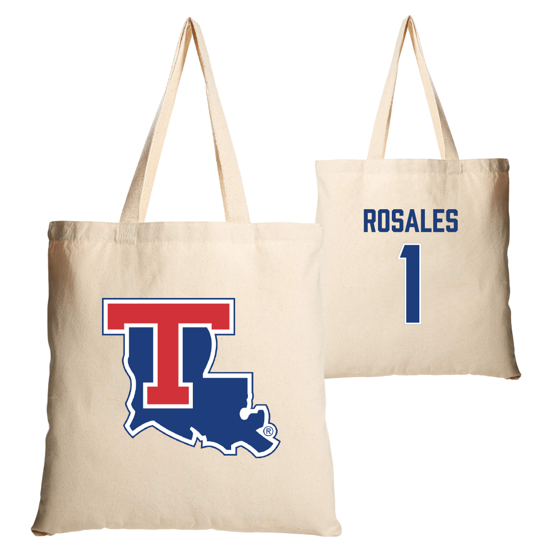 Louisiana Tech University Bowling Tan Canvas Tote Bag - #1 Patricia Rosales