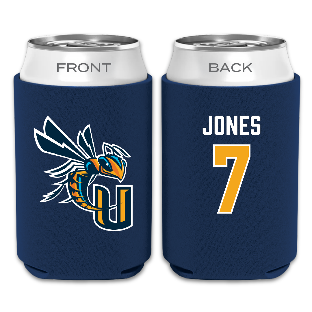 Cedarville University Softball Navy Can Cooler - #7 Madison Jones