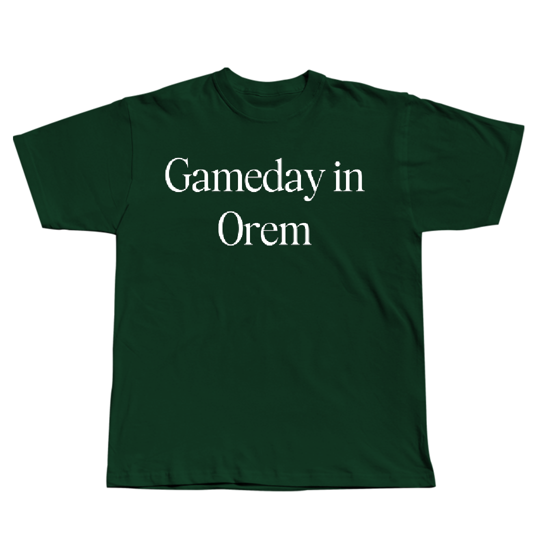Utah Valley University Soccer (M) Forest Green Gameday Tee - #21 Trevor Walk