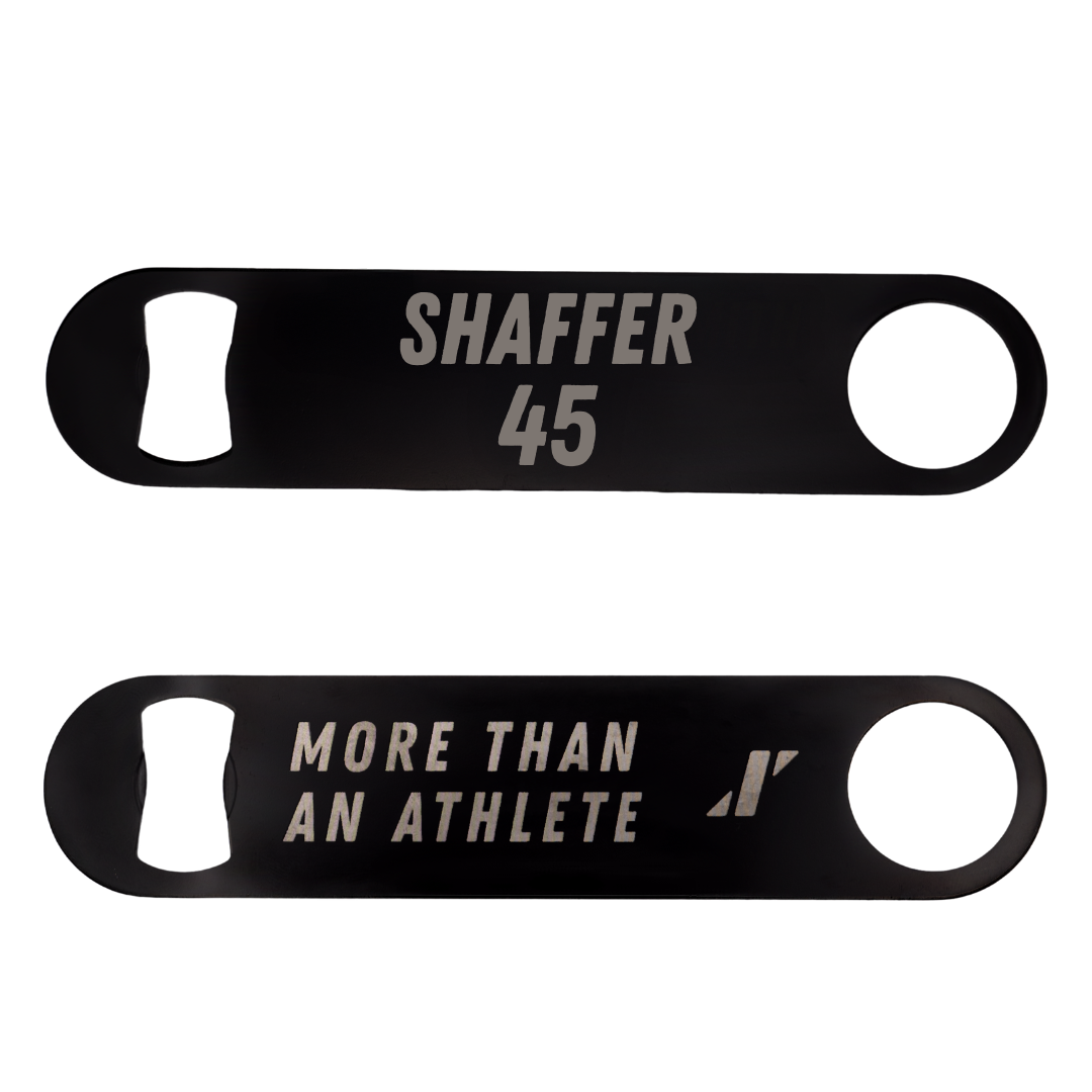 Texas A&M University-Kingsville Football Black Bottle Opener - #45 Luke Shaffer