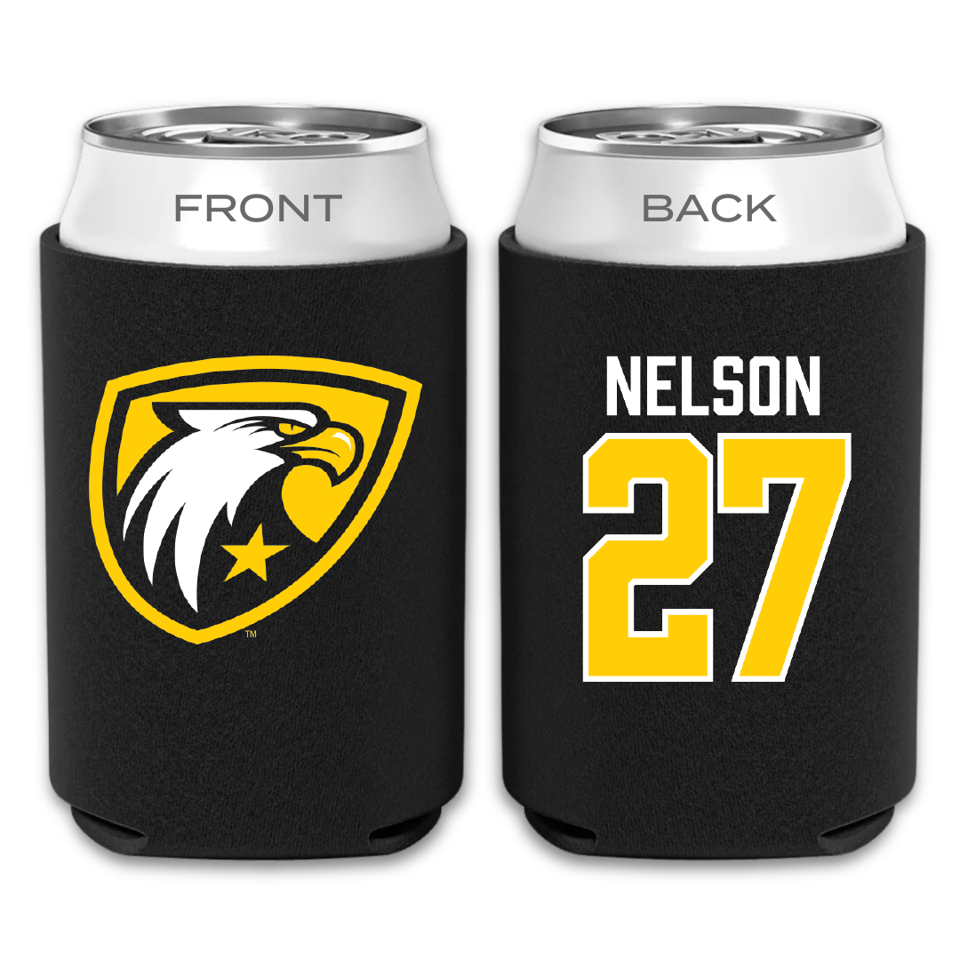 Centre College Soccer Black Can Cooler - #27 Taylor Nelson
