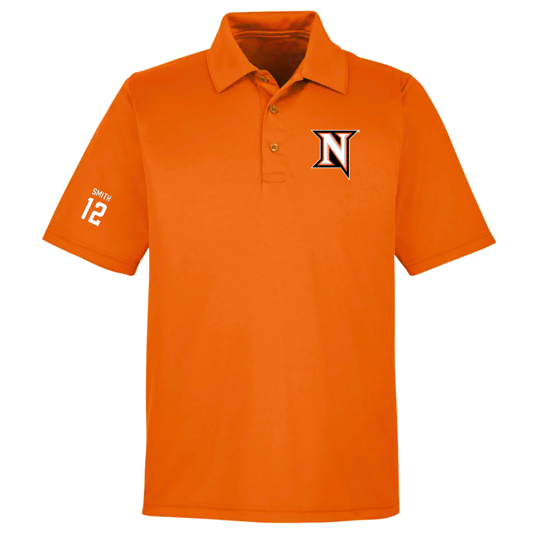 Northampton Community College Volleyball (M) Orange Polo - #12 Luke Smith