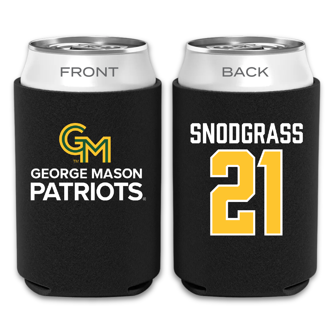 George Mason University Volleyball Black Can Cooler - #21 Evan Snodgrass