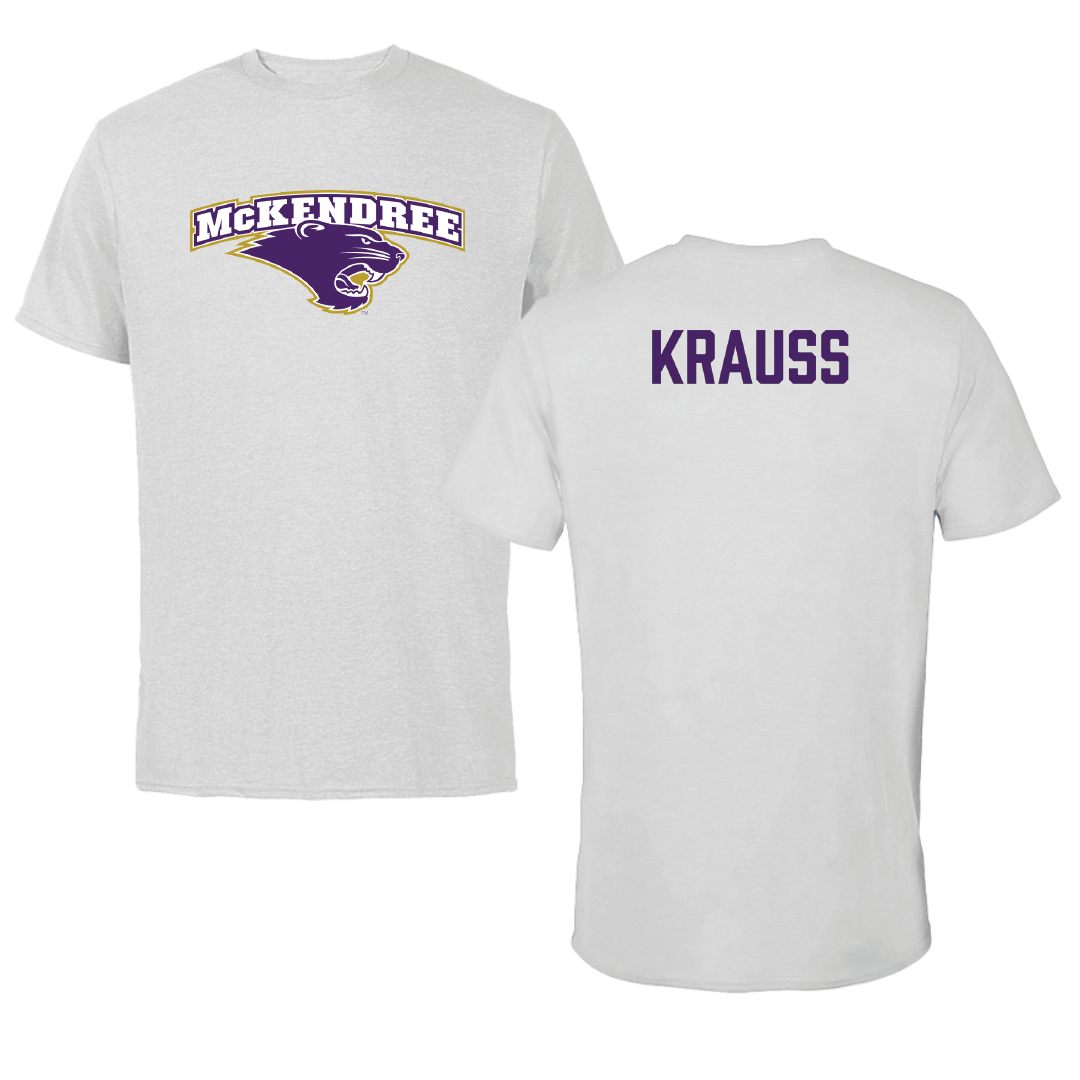 McKendree University Wrestling Light Gray Tee - Lydia Krauss