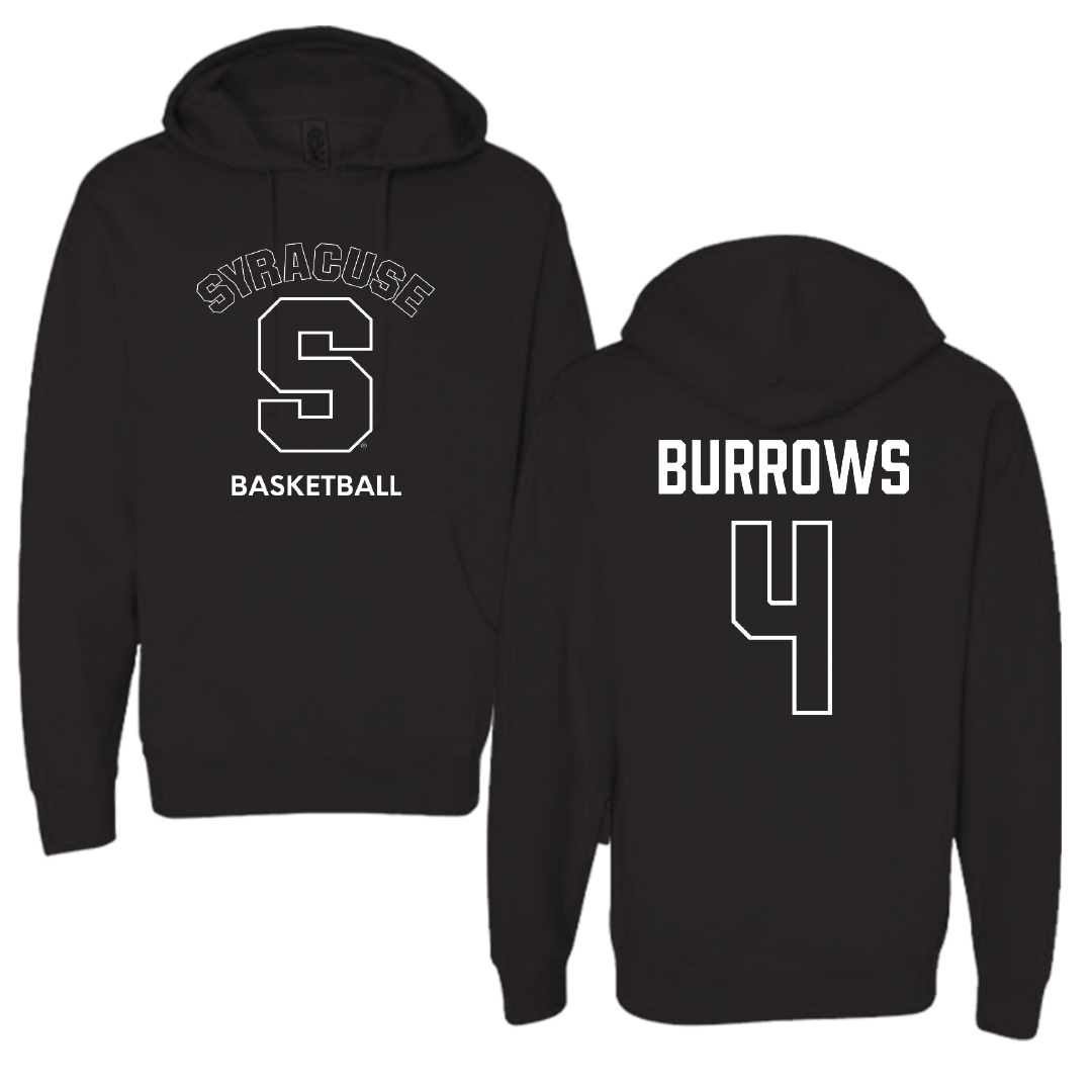 Syracuse University Basketball (W) Black Hoodie - #4 Sophie Burrows