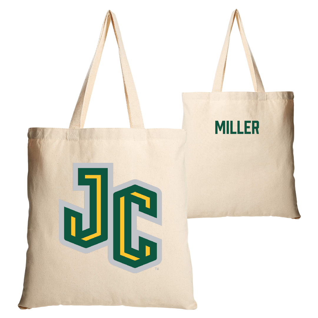 New Jersey City University Wrestling (W) Tan Canvas Tote Bag - Gabrielle Miller
