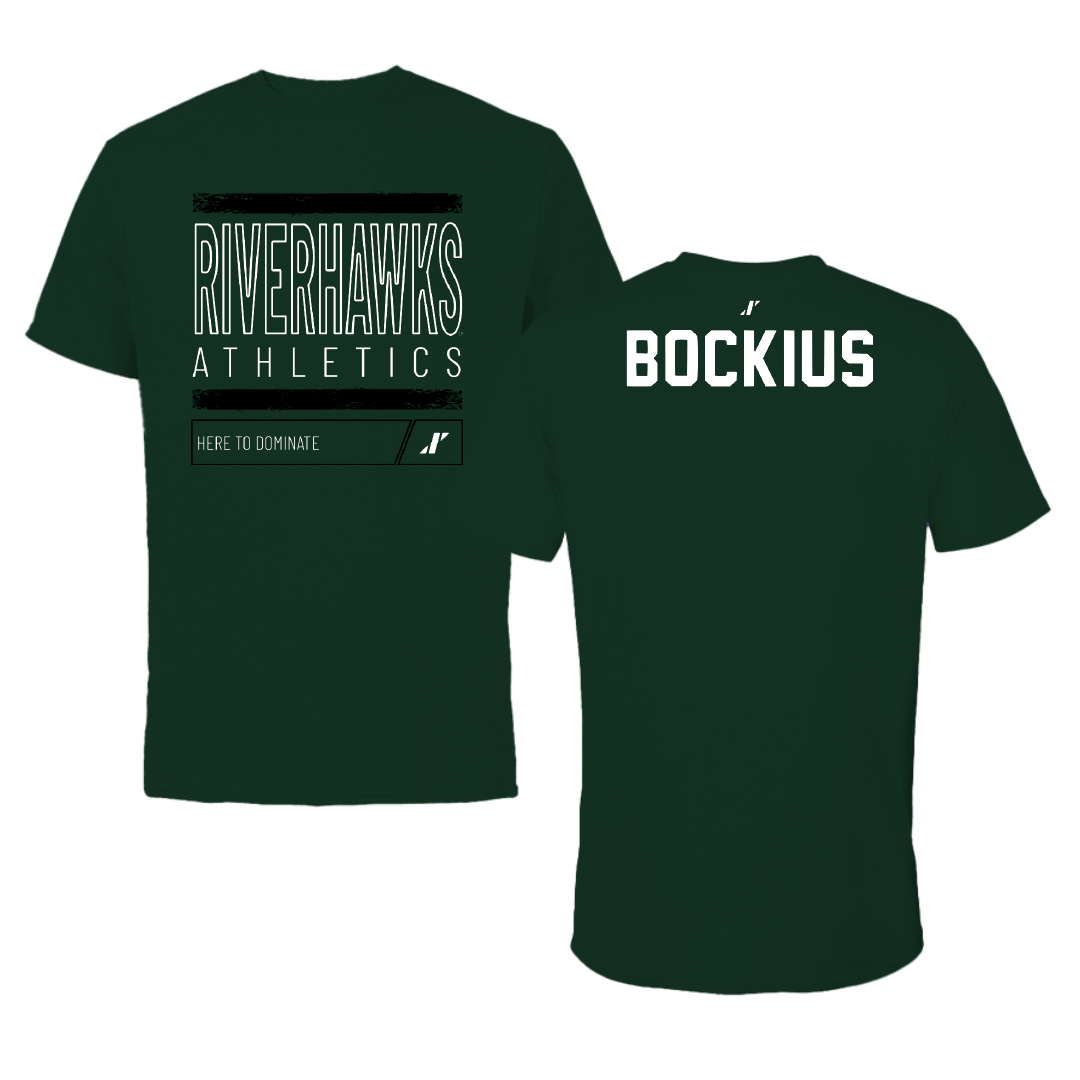 Northeastern State University Baseball Forest Green Dominate Tee - Brazen Bockius