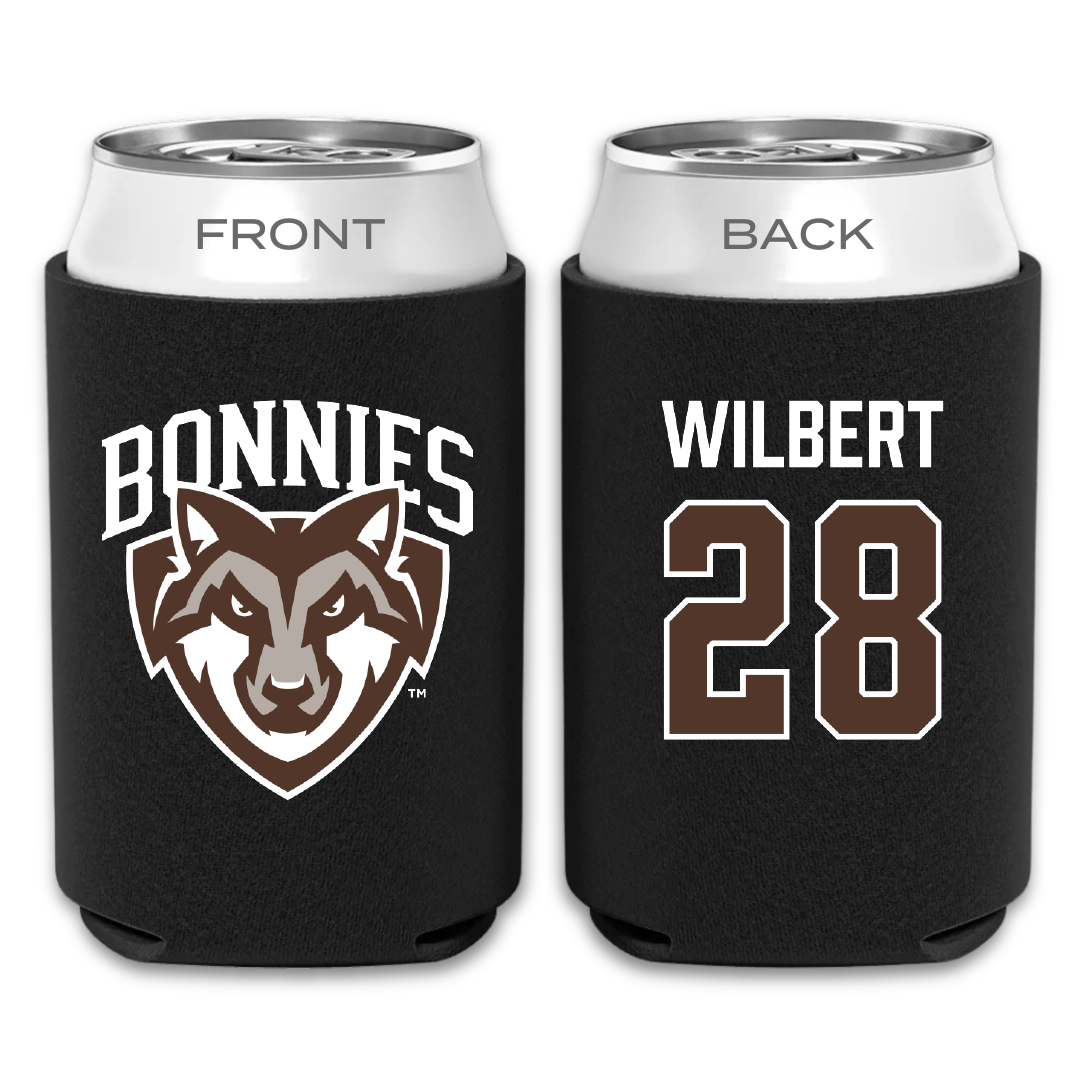St. Bonaventure University Soccer Black Can Cooler - #28 Andrew Wilbert