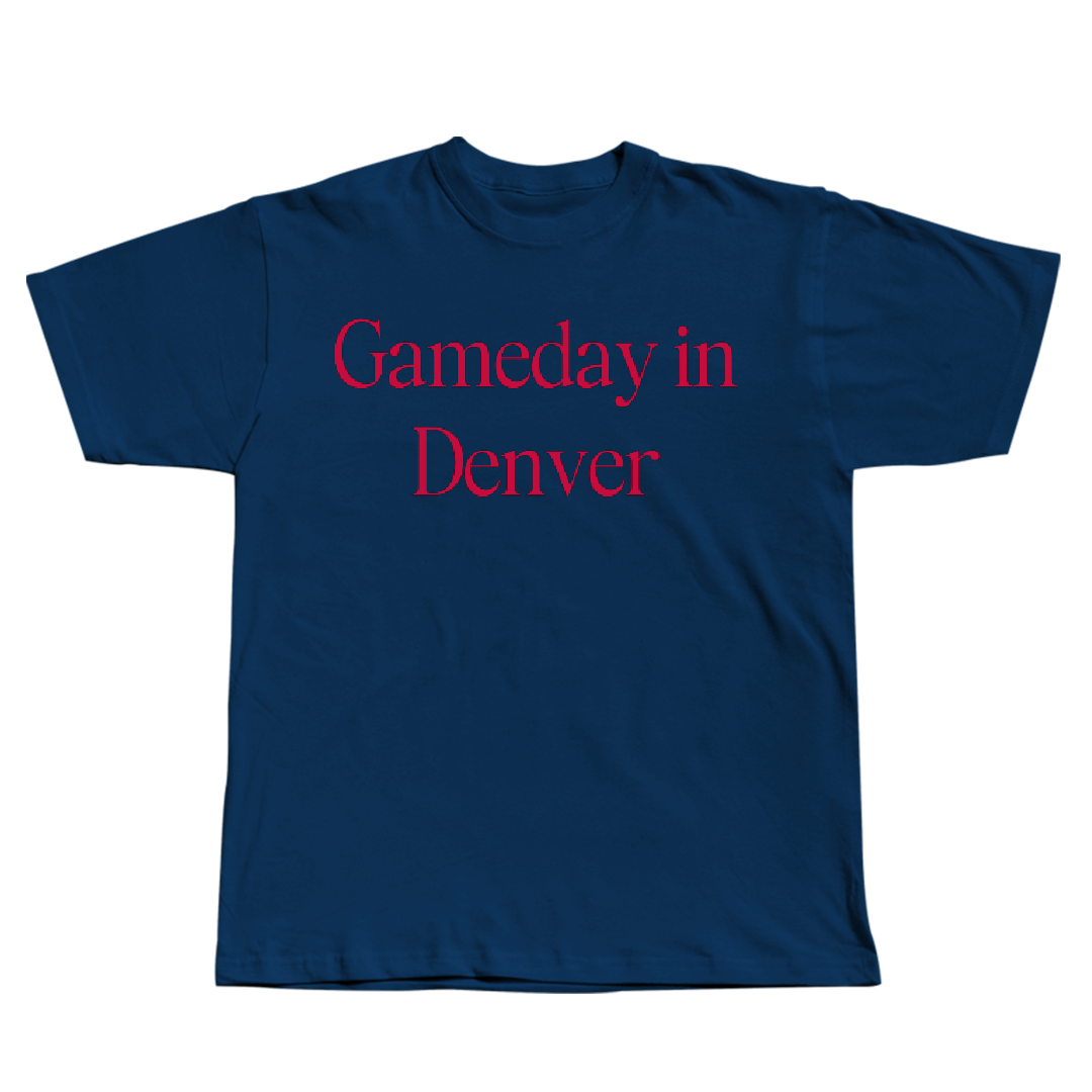 Metropolitan State University of Denver Baseball Navy Gameday Tee - #27 Cam Yuran