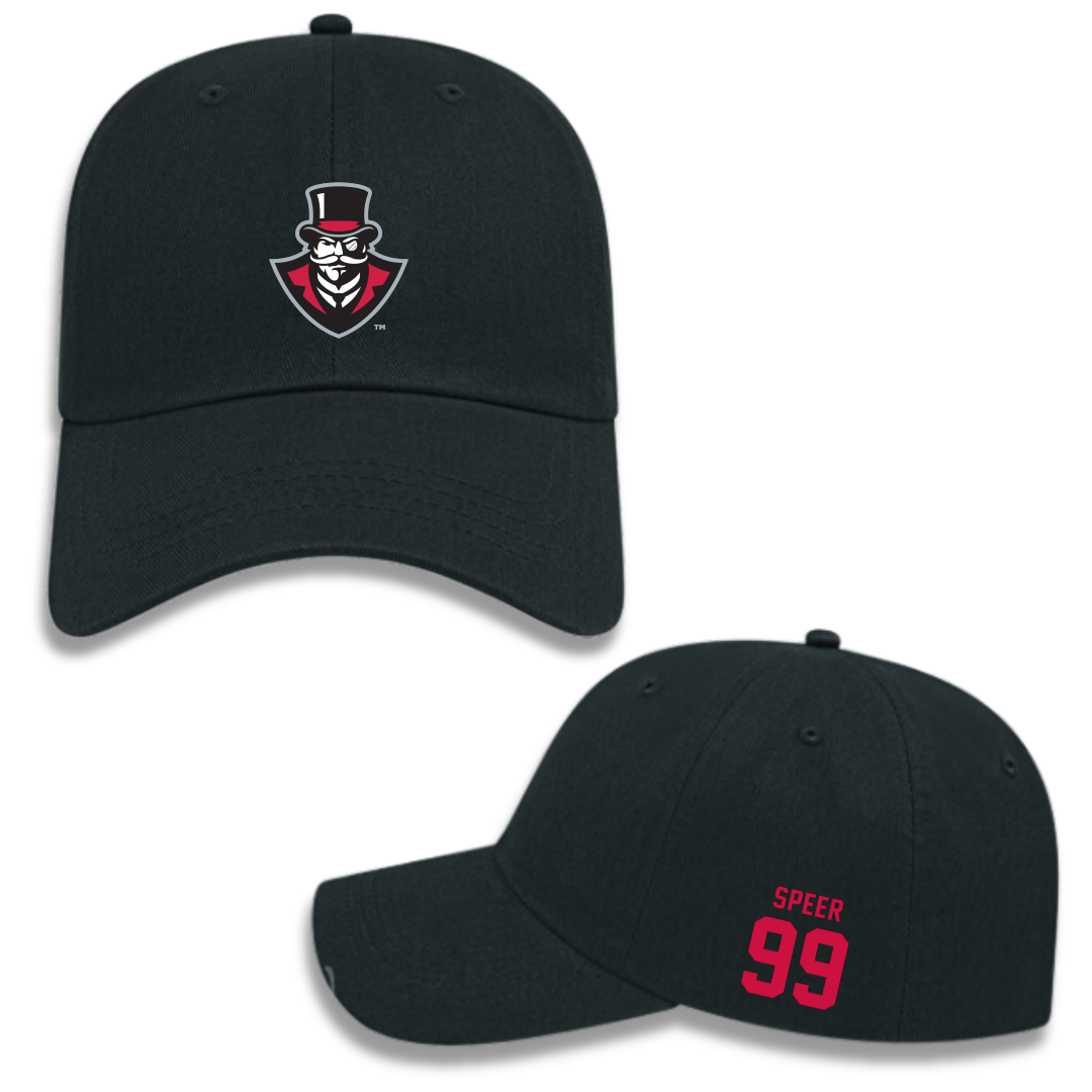 Austin Peay State University Baseball Black Hat - #99 Tre Speer