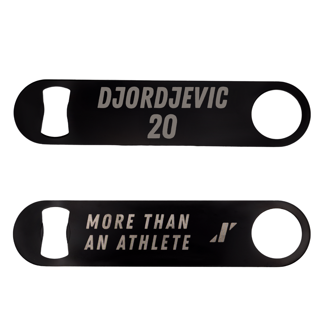 Southern Methodist University Soccer Black Bottle Opener - #20 Nikola Djordjevic