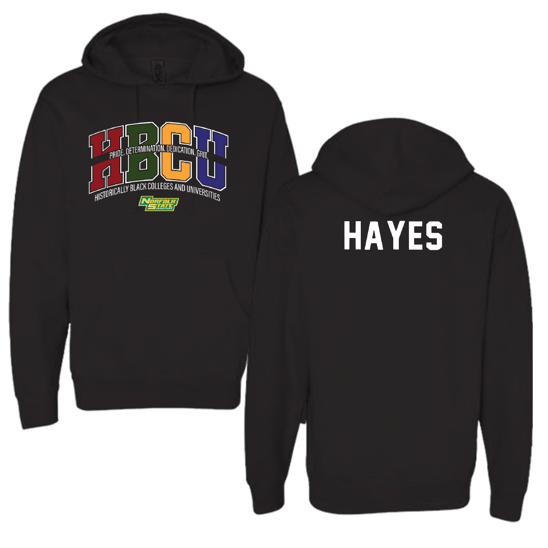 Norfolk State University TF and XC Black HBCU Hoodie - Savien Hayes