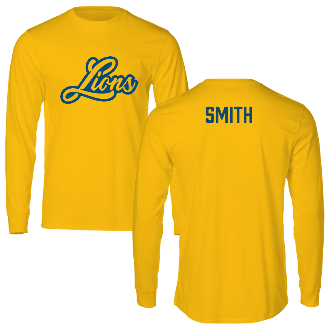 The College of New Jersey TF and XC Gold Long Sleeve - Tyler Smith
